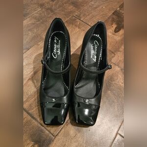 Circus by Sam Edelman Black Patent Mary Jane Heels SIZE 9 1/2